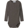 Name It Morel Nmmwang Wool Needle Ls Body Solid