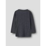 Name It Ombre Blue Wang Wool Needle Blouse Solid Noos