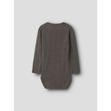 Name It Morel Nmmwang Wool Needle Ls Body Solid