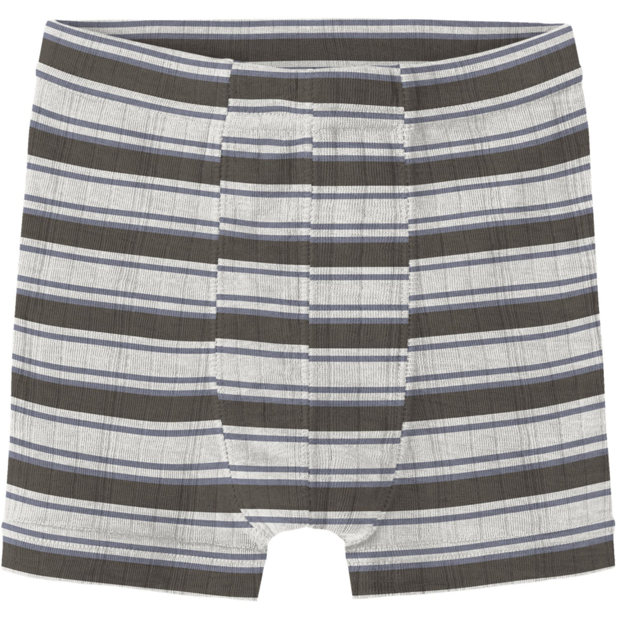 Name It Snow White Morel/Folkstone Gray Nmmwang Wool Needle Boxer