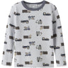 Name It Arctic Ice Animals At Work Nmmwillit Wool Ls Top