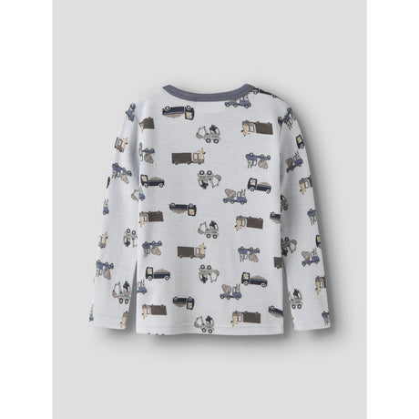 Name It Arctic Ice Animals At Work Nmmwillit Wool Ls Top
