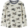 Name It Snow White Airplanes Nmmwillitus Wool Ls Top