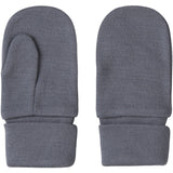 Name It Folkstone Gray Nmmwillit Wool Mittens W/Thumb