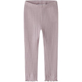 Name It Violet Ice Nmfwossa Wo/Si Rib Leggings