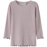 Name It Violet Ice Nmfwossa Wo/Si Rib Ls Top