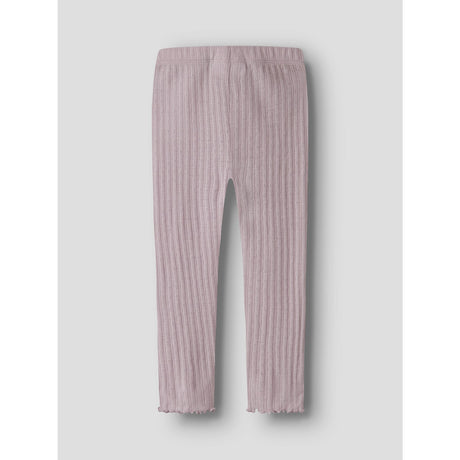 Name It Violet Ice Nmfwossa Wo/Si Rib Leggings