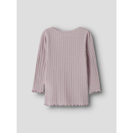 Name It Violet Ice Nmfwossa Wo/Si Rib Ls Top