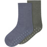 Name It Mulled Basil Nmmwak Wo/Bl 2P Socks W/Non Skid
