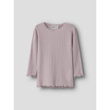 Name It Violet Ice Nmfwossa Wo/Si Rib Ls Top