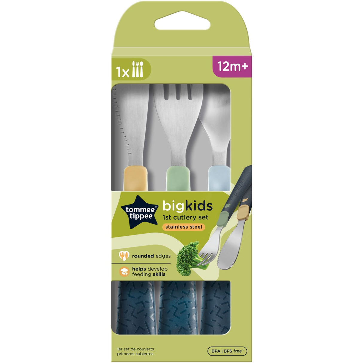 Tommee Tippee Grown-Up 1St Cutlery Set 12M+
