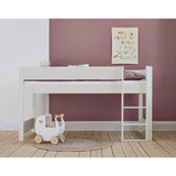 Manis-h White Huxie Halvhøj Bed - 200 Cm