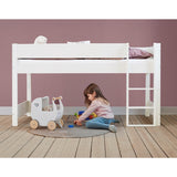 Manis-h White Huxie Halvhøj Bed - 200 Cm
