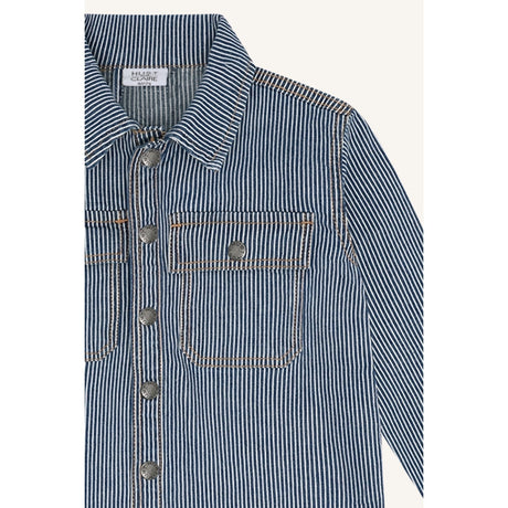 Hust & Claire Blue Denim Jack Yd Stripe