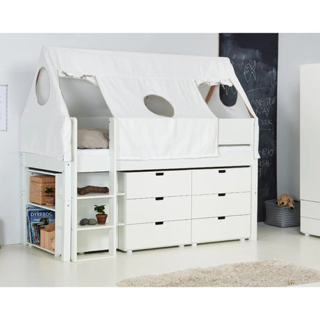 Manis-h Snow White Arn Halvhøj Bed With Skråstige