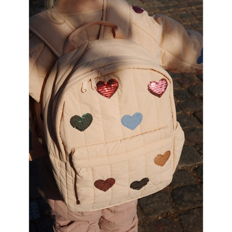 Konges Sløjd Cameo Rose Juno Quilted Sequin Backpack Midi