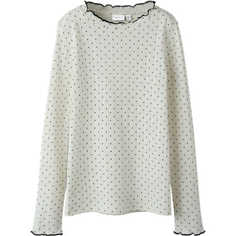 Name It Cloud Dancer Nkftania Ls Slim Top