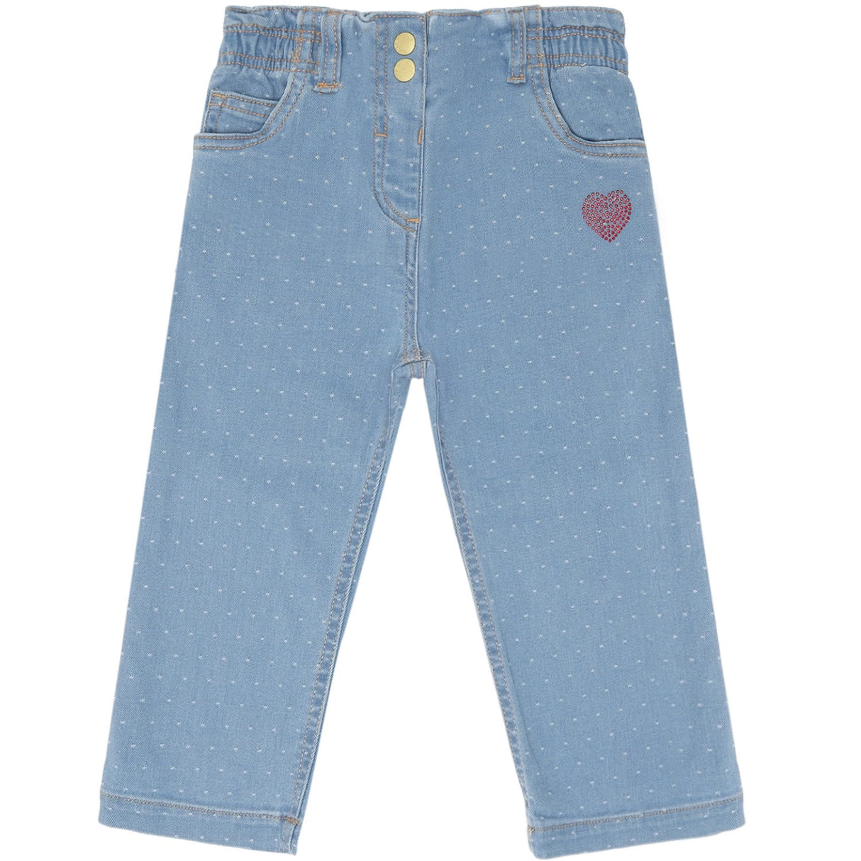 Hust & Claire Blue Denim Theresa Dotty Denim