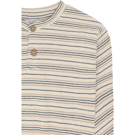 Hust & Claire Snow White Sigurt Fine Striped Knit