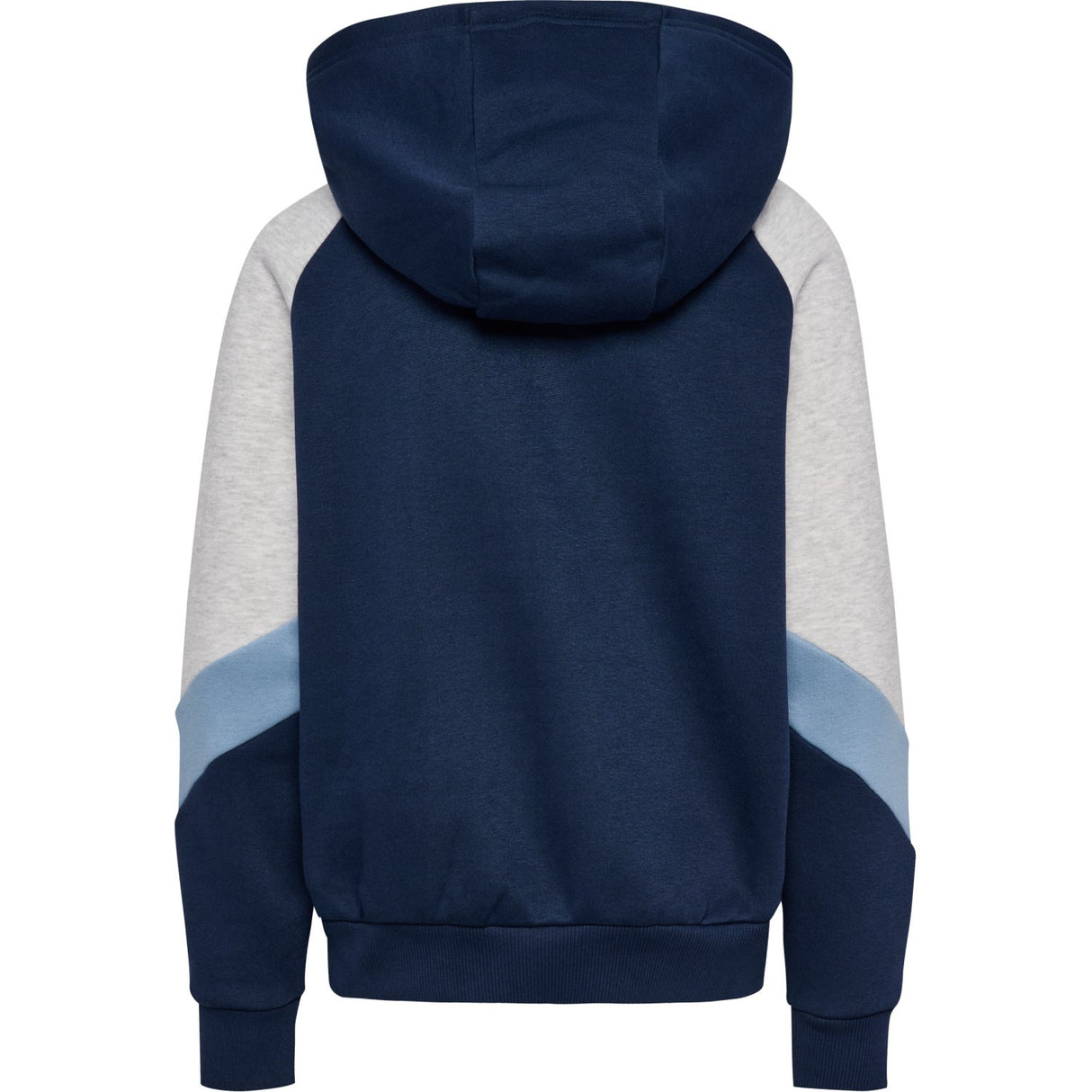 Hummel Dress Blues/Faded Denim Jr Loose Blocked Zip Hoodie