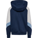 Hummel Dress Blues/Faded Denim Jr Loose Blocked Zip Hoodie