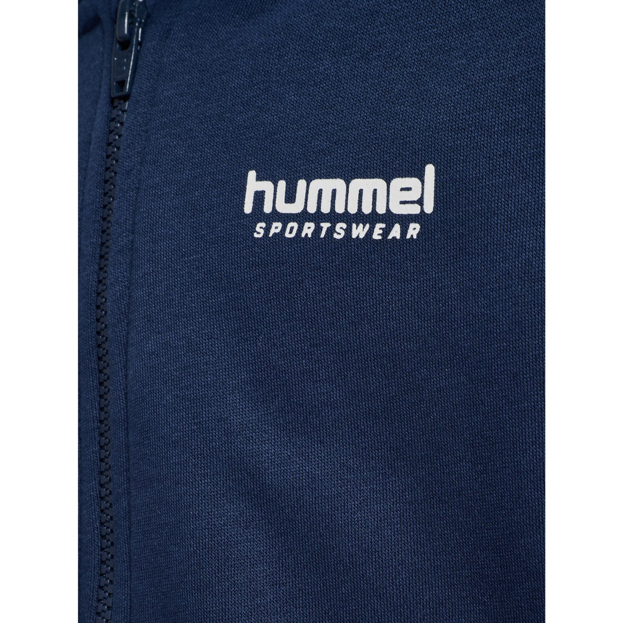 Hummel Dress Blues/Faded Denim Jr Loose Blocked Zip Hoodie