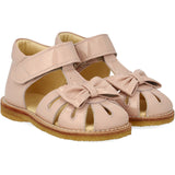 Angulus Rosebud Beginner Sandal Med Bow Og Velcro Fastening