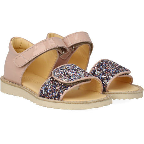 Angulus Laksandal Med Funklende Glitterdetalje