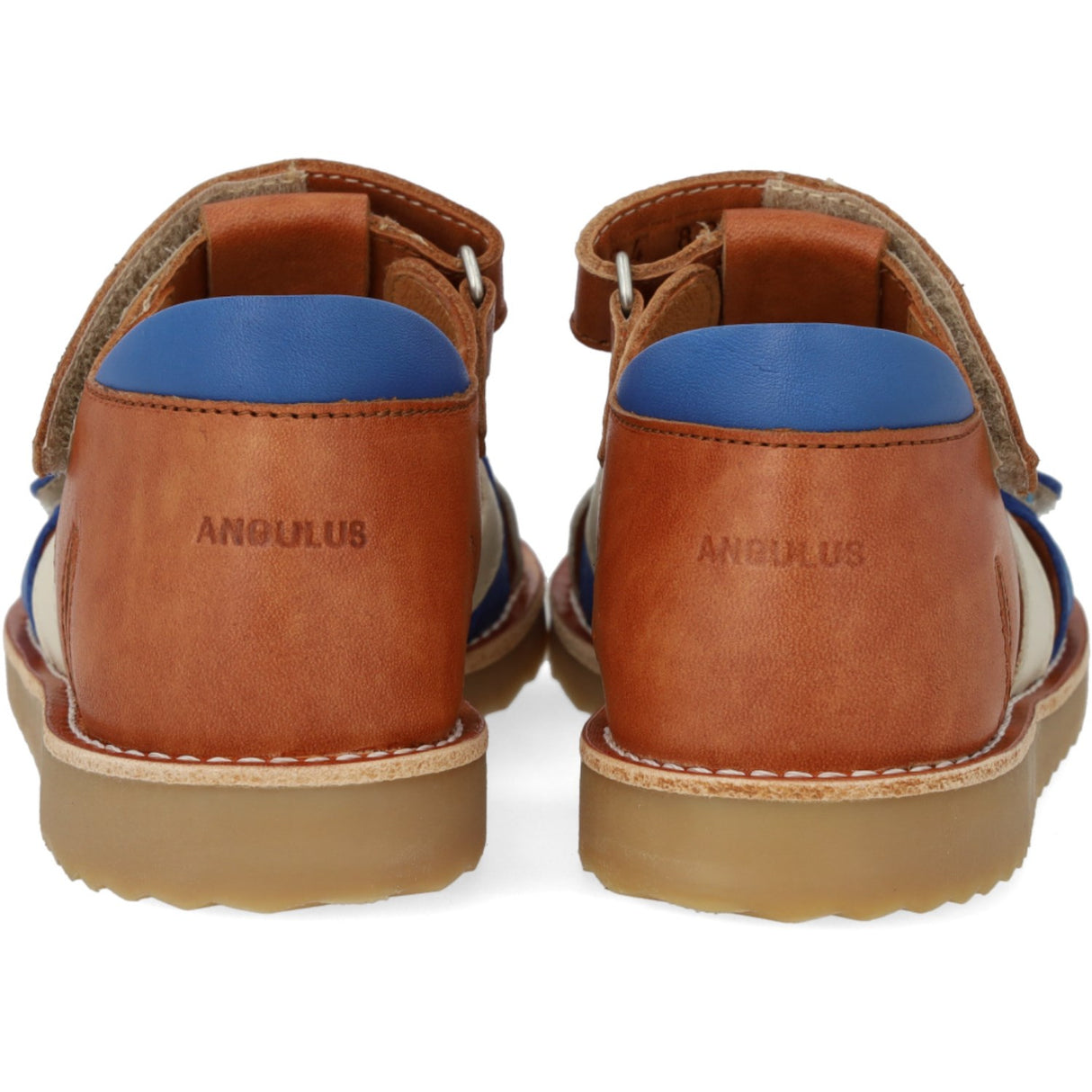 Angulus Colourblock Lædersandal