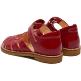 Angulus Hjerte Sandals Dark Red