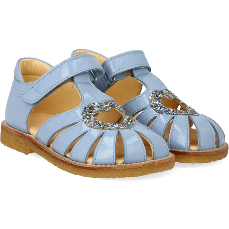 Angulus Hjertesandal Med Glitter Hjerte