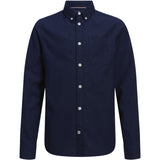 Jack & Jones Junior Navy Blazer Jjeoxford Shirt L/S Noos Jnr