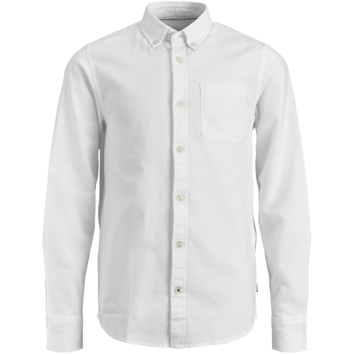 Jack & Jones Junior White Jjeoxford Shirt L/S Noos Jnr