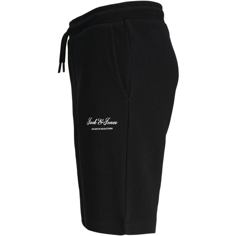Jack & Jones Junior Black Jpstgordon Archive Sweat Shorts Mid Jnr