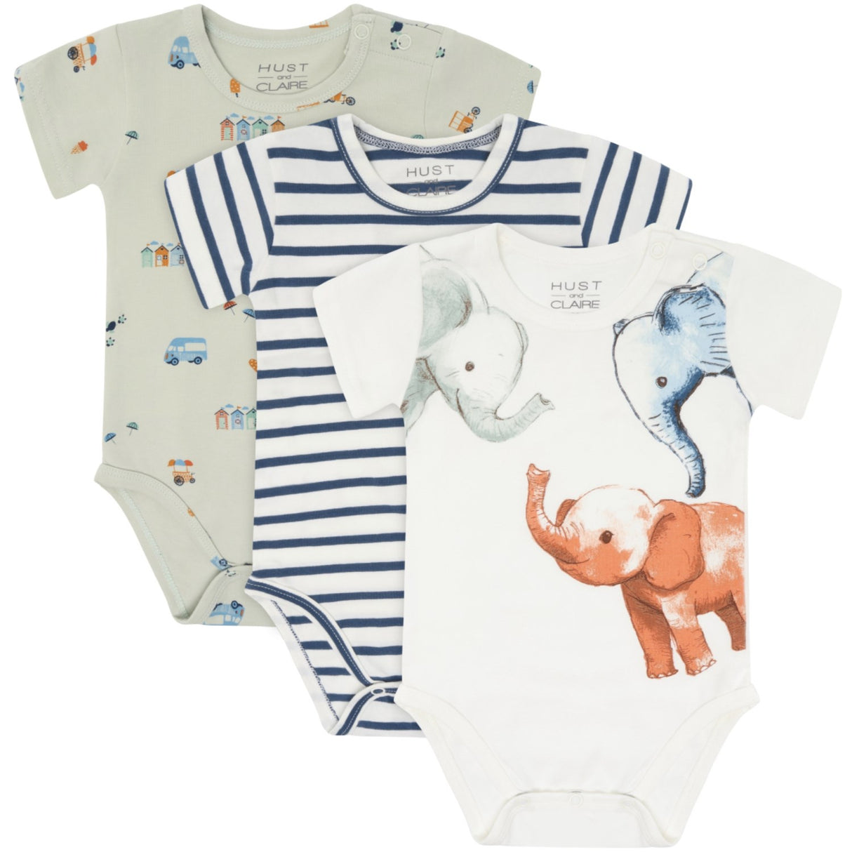Hust & Claire Green Foam Bertram 3-Pack Holiday