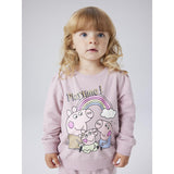 Name It Keepsake Lilac Nmfnori Peppa Sweat Bru Lnoos Cplg