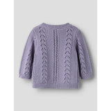 Name It Lavender Gray Nbftandra Ls Knit Card
