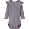 Name It Lavender Gray Melange Nbfblitta Ls Body