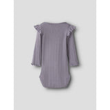 Name It Lavender Gray Melange Nbfblitta Ls Body