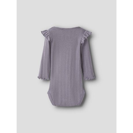 Name It Lavender Gray Melange Nbfblitta Ls Body