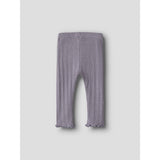 Name It Lavender Gray Melange Nbfblitta Leggings