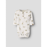 Lil'Atelier Coconut Milk Animals African Nbmgayo Elm Ls Slim Body Lil Noos