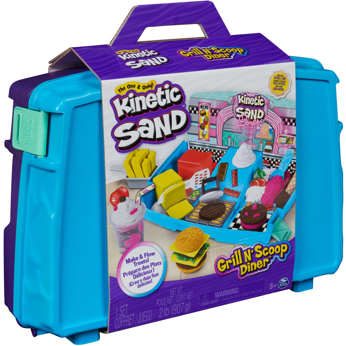 Kinetic Sand Diner Foldbar Sand Box