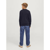 Jack & Jones Junior Night Sky Jprblamilano Stitch Knit Crew Neck Jnr