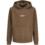 Jack & Jones Junior Cocoa Jjesoho Sweat Hood Noos Jnr