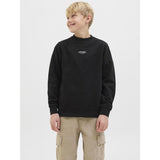 Jack & Jones Junior Black Jjesoho Sweat Crew Neck Sn Jnr