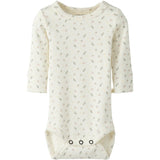 Lil'Atelier Coconut Milk Small Flower Nbfgago Ls Slim Body Lil Noos