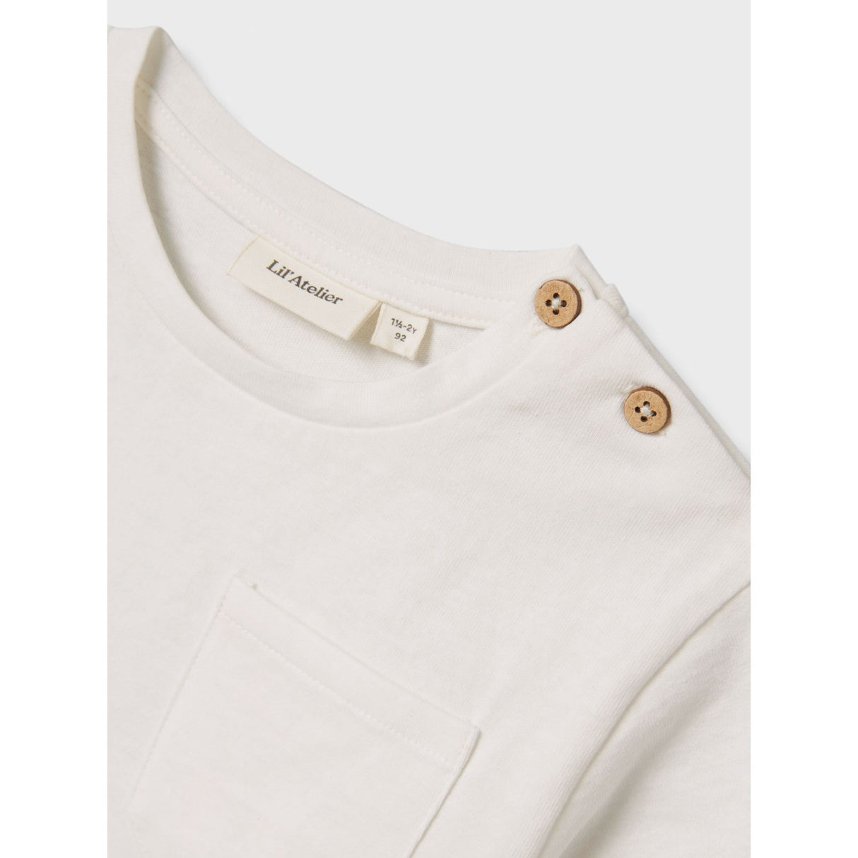 Lil'Atelier Coconut Milk Nmmdolan Ss Loose Top Lil Noos