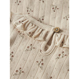 Lil'Atelier Novelle Peach Flower Nmfrachello Ria Ls Slim Top Lil