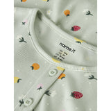 Name It Pale Aqua Fruit Flowers Nmfvemia Ss Dress